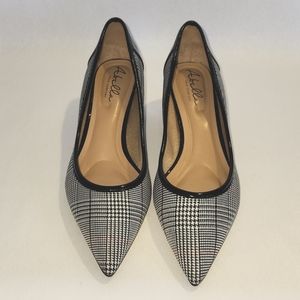 Abella True Comfort Alice Black/White Plaid women's dress shoe's